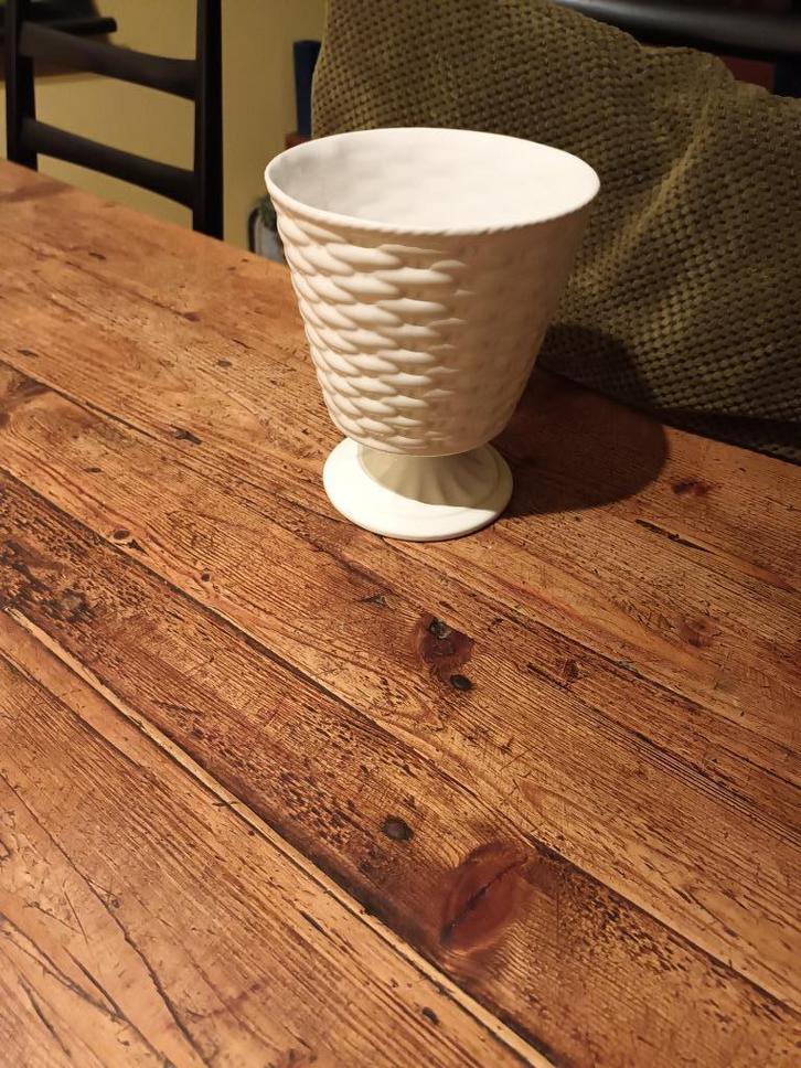 Bloempot op poot/ Delfts Wit/ Keramiek, Antiek en Kunst, Antiek | Keramiek en Aardewerk, Ophalen of Verzenden