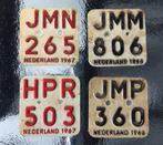 Verzekeringsplaatjes brommer kenteken, Ophalen of Verzenden, Gebruikt