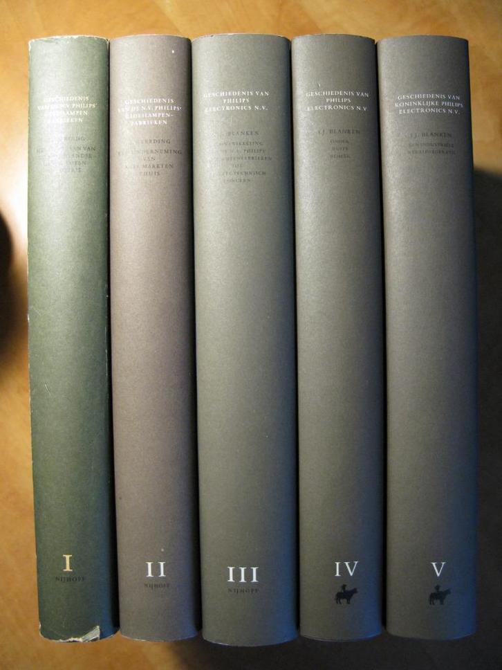 Geschiedenis van Philips - 5 delen, compleet! (Eindhoven), Boeken, Geschiedenis | Stad en Regio, Zo goed als nieuw, Ophalen of Verzenden