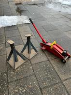 Tk Lotus garzge krik en 2 as steunen, Ophalen of Verzenden, Zo goed als nieuw, Hydraulisch, Garagekrik