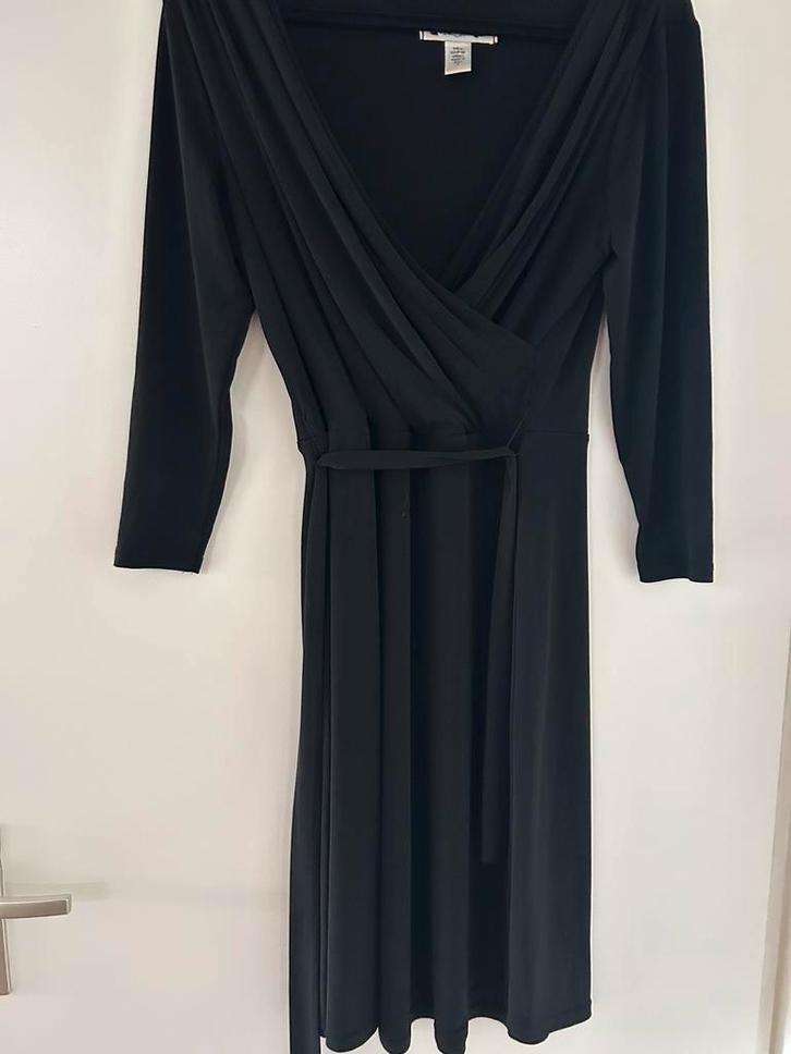 Diane von Furstenberg jurk M, Kleding | Dames, Jurken, Zo goed als nieuw, Zwart, Ophalen of Verzenden