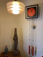 vintage ORFAC wandklok, Ophalen of Verzenden, Gebruikt, Analoog, Wandklok