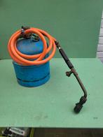 Gasbrander met gasfles en inhoud, Ophalen of Verzenden