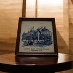 Oude tegel van ijzeren klap Musselkanaal, Antiek en Kunst, Kunst | Schilderijen | Klassiek, Ophalen of Verzenden