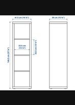 Ikea Kallax Kast - Zwartbruin, Huis en Inrichting, Kasten | Boekenkasten, Minder dan 50 cm, Gebruikt, 100 tot 150 cm, Ophalen of Verzenden
