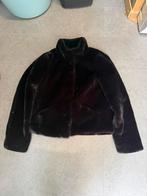 Zwarte bontjas maat s, Only, Zwart, Ophalen of Verzenden, Zo goed als nieuw