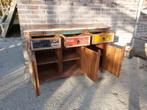 Dressoir kast van gerecycled hout teak kleuren, Ophalen