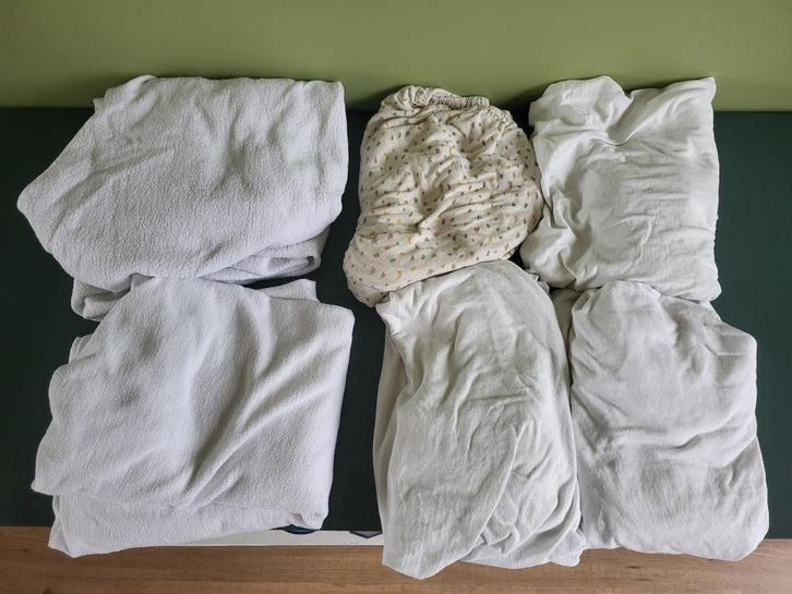 Grote set beddengoed ledikant - Matrasmaat 60 x 120 cm, Kinderen en Baby's, Kinderkamer | Beddengoed, Zo goed als nieuw, Hoeslaken of Sloop