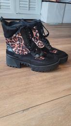 Leopard Platform Boots - Maat 37 - Zo goed als nieuw!, Ophalen of Verzenden, Zo goed als nieuw, Zwart, Lage of Enkellaarzen