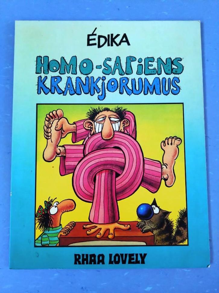 Edika - Homo-Sapiens Krankjorumus, Boeken, Stripboeken, Gelezen, Eén stripboek, Ophalen of Verzenden