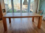 Eiken houten tafel 200*100, Ophalen, Gebruikt, 200 cm of meer, Vijf personen of meer