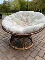 Papasan stoel lounge stoel met kussen 113  cm, Huis en Inrichting, Stoelen, Zo goed als nieuw, Eén, Ophalen