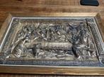 Laatste avondmaal relief verzilverd, Antiek en Kunst, Ophalen of Verzenden