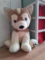 Grote hondenknuffel (ongeveer 80cm), Kinderen en Baby's, Speelgoed | Knuffels en Pluche, Ophalen, Zo goed als nieuw, Hond