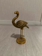 Gouden Flamingo Beeld, Verzamelen, Beelden en Beeldjes, Ophalen of Verzenden, Zo goed als nieuw, Dier