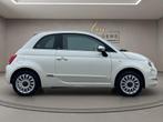Fiat 500C 1.2 Lounge 2017 WIT PARELMOER | Cabrio | Climate C, Gebruikt, 4 cilinders, Cabriolet, Leder en Stof