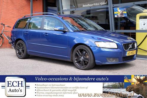 Volvo V50 2.4 D5 180 pk Edition II, Trekhaak, Leer, Auto's, Volvo, Bedrijf, Te koop, V50, ABS, Airbags, Airconditioning, Alarm