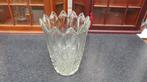 Zwaar kristallen vaas van 25 cm. hoog., Ophalen of Verzenden