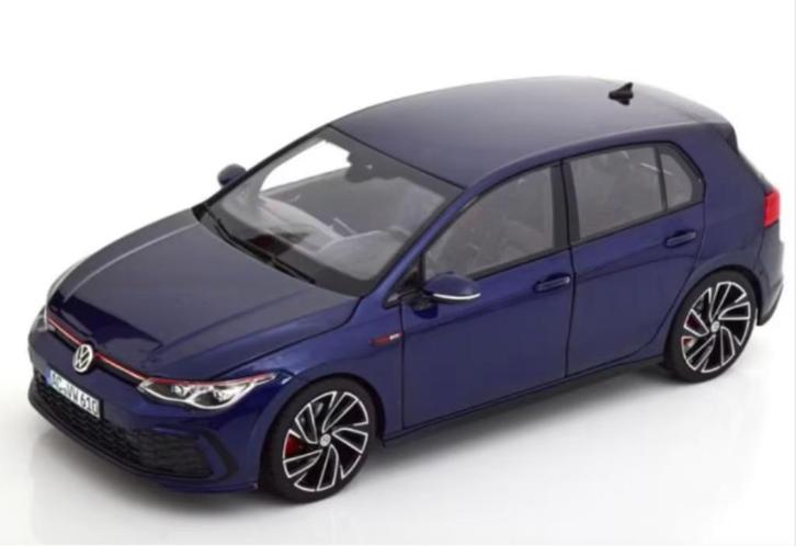 VW Golf GTI '20 Blauw metallic NOREV schaal 1/18 ref. 188594, Hobby en Vrije tijd, Modelauto's | 1:18, Nieuw, Auto, Norev, Verzenden