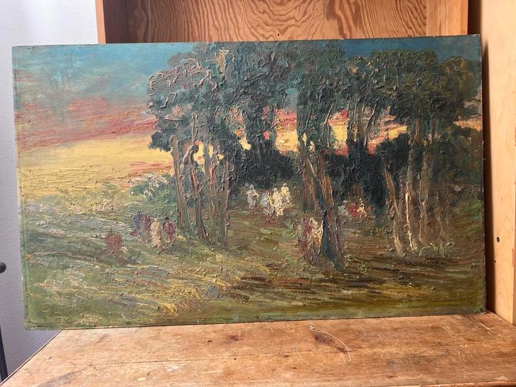 Lucien Perona olieverfschilderij, Antiek en Kunst, Kunst | Schilderijen | Klassiek, Ophalen