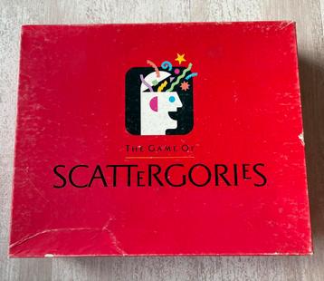 Vintage Scattergories bordspel 1988 Engelse versie beschikbaar voor biedingen