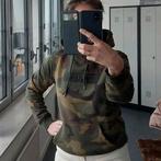 INKJUNKI Hoodie S - Camouflage - Amper Gedragen, INKJUNKI, Ophalen of Verzenden, Zo goed als nieuw, Maat 36 (S)