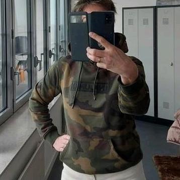 INKJUNKI Hoodie S - Camouflage - Amper Gedragen beschikbaar voor biedingen