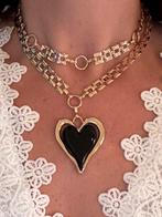 Ketting zwart hart, Ophalen of Verzenden, Nieuw, Zwart