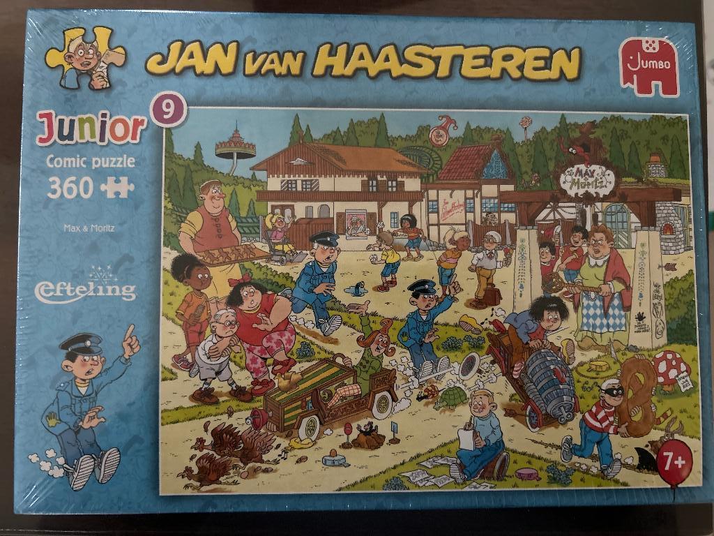 Puzzel Jan van Haasteren Efteling junior, nieuw in doos, Ophalen, Minder dan 500 stukjes, Nieuw, Legpuzzel