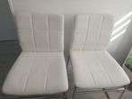 4 Eetkamer stoelen, Huis en Inrichting, Stoelen, Ophalen, Gebruikt, Wit, Vier