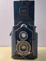 Zeiss Ikon 'koffieblik', tweeoog jaren 30 Novar 80 f 6.3, Verzamelen, Ophalen of Verzenden, Voor 1940, Lens of Lenzen