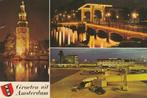 AMSTERDAM Toren Brug Schiphol Avond Groeten, Verzamelen, Verzenden, 1960 tot 1980, Gelopen, Noord-Holland
