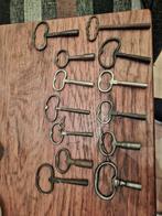 Oude pendule sleutels - diverse maten, Ophalen