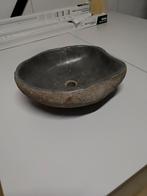 Unieke rivierstenen wasbak, Ophalen, Minder dan 50 cm, Zo goed als nieuw, Minder dan 25 cm