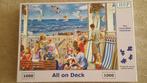 HOP/House of Puzzels: All on Deck (1000 stukjes), Hobby en Vrije tijd, Denksport en Puzzels, Ophalen of Verzenden, 500 t/m 1500 stukjes