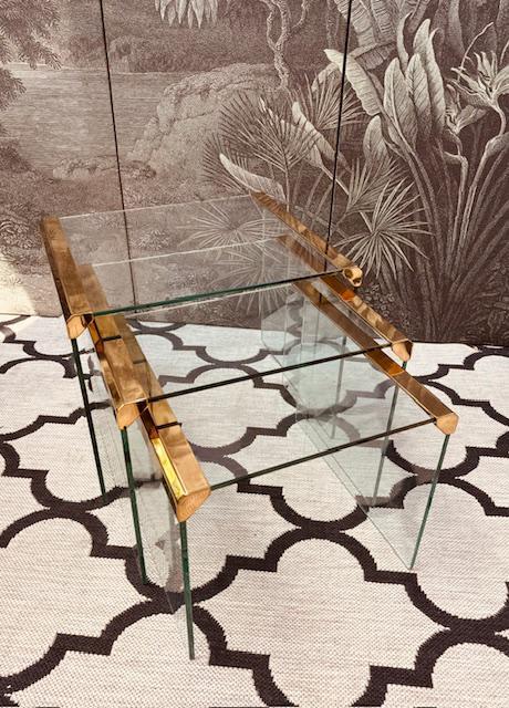 GALOTTI & RADICE MIMISET NESTINGSET BIJZETTAFEL SALONTAFEL, Huis en Inrichting, Tafels | Bijzettafels, Nieuw, Rond, Glas, Ophalen