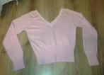 Licht roze v-hals crop trui croptrui van Lulu Castagnette L, Kleding | Dames, Maat 42/44 (L), Nieuw, Ophalen of Verzenden, Roze