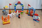 Duplo groot circus (10504) + extra paarden, Ophalen of Verzenden, Gebruikt, Complete set, Duplo