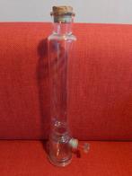 Vintage glazen fles met stop, Ophalen of Verzenden