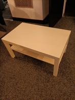 Mooie witte salontafel met extra plank, Huis en Inrichting, Tafels | Salontafels, Ophalen, Overige materialen, Gebruikt, 50 tot 100 cm