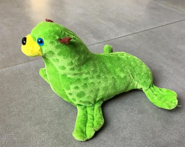 Grappige Zeeleeuw 13 x 18 cm knuffel, Kinderen en Baby's, Speelgoed | Knuffels en Pluche, Gebruikt, Overige typen, Ophalen of Verzenden