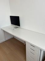 Ikea Bureau 200x60 Wit met 5 Poten, Ophalen, Zo goed als nieuw, Bureau