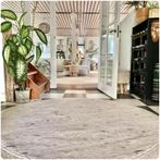 Wol natural - beige gemêleerd vloerkleed - fotoshoot, Ophalen, Beige, 150 tot 200 cm, Rond