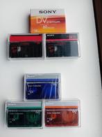 6 Sony Mini DV-cassettes – 3 Color Collection & 3 Premium, Audio, Tv en Foto, Videocamera's Digitaal, Mini dv, Gebruikt, 20x of meer