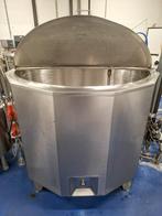 RVS bewaarketel 2x dubbelwandig gekoeld met roerwerk, Ophalen