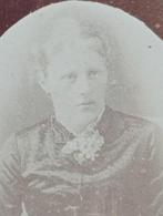 Oude foto Georgina Dumont, Brussel, 1881, Gebruikt, Foto, Ophalen of Verzenden, Voor 1940