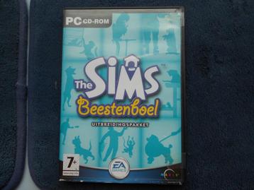 PC cd-rom The Sims beestenboel uitbreidingspakket beschikbaar voor biedingen