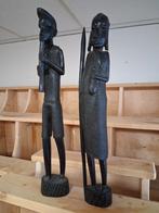 Afrikaanse beeldjes 36cm, Antiek en Kunst, Ophalen of Verzenden
