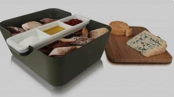 Nieuw Vacuvin bread & dip schaal voor brood en dips groen beschikbaar voor biedingen