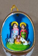 MINI KERSTSTAL HANDGEMAAKT, Diversen, Kerst, Verzenden, Gebruikt